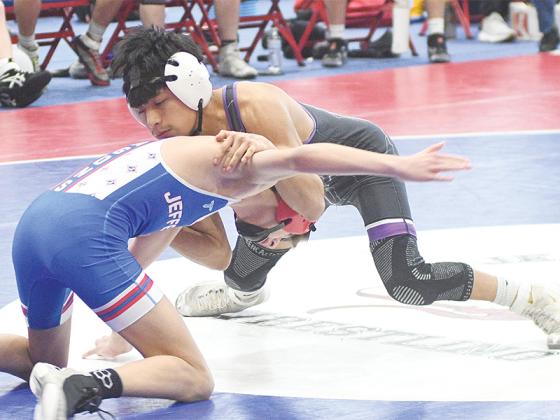 106-pound region champion Dyson Lopez
