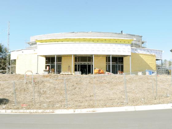 Gilmer High School’s new Performing Arts Center will soon be complete, providing a great meeting place for the whole county.