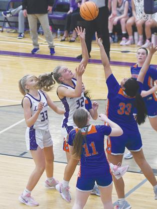 Senior Paula Robertson (32) scored 21 points in the Lady Cats’ regular season finale versus LaFayette.