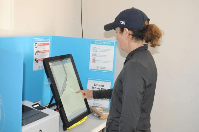Gilmer voter Kat Mulkey voted in the Tuesday, May 19 primary election.