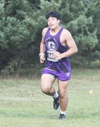 Daniel Gonzales competes in a 5K during his senior season at Gilmer High School.
