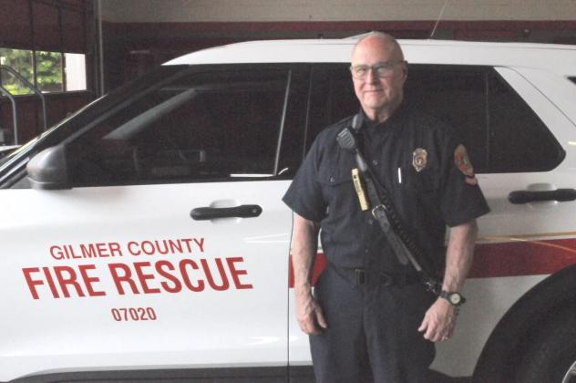 Gilmer County Fire and Rescue Paramedic Victor Wagnon is ready to serve with the department’s new paramedic response program.