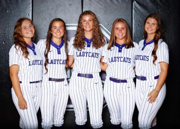 From left are GHS seniors Mia Henson, Makayla Martin, Jaylee McDaniel, Sarah Dale and Emma Cagle.