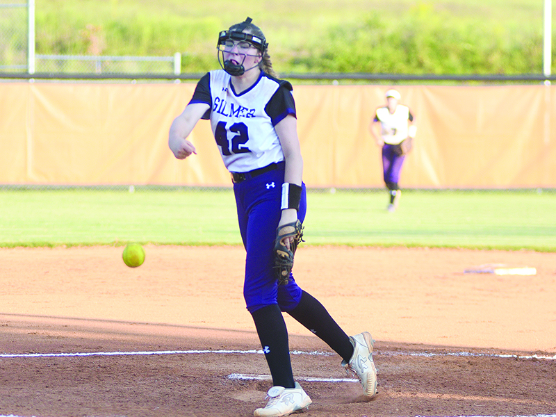 Lady Cat Isabella Chastain pitched all eight innings of Gilmer’s 4-3 victory over Pickens last Thursday.