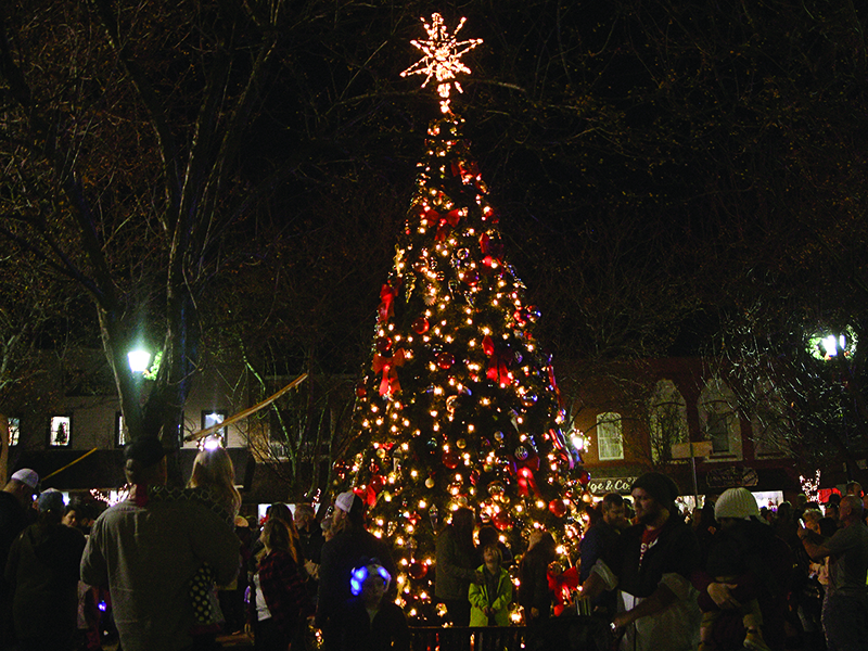 Ellijay's downtown Christmas Tree
