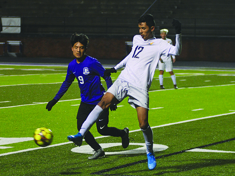Gilmer’s David Reynoso (9) netted a pair of goals for the Bobcats in their victories last week.