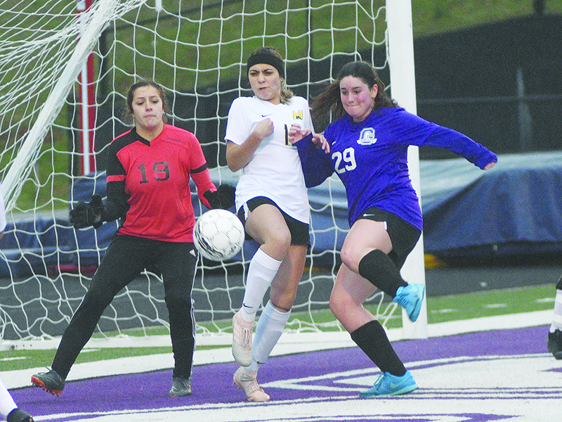 Lady Cat Olivia Lykins scored a goal in Gilmer’s win versus Lakeview-Fort Oglethorpe last week.