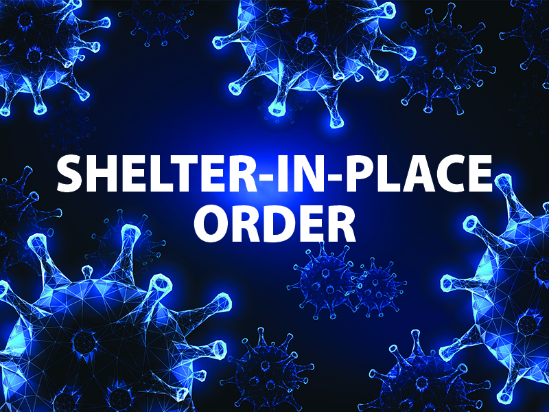 Shelter-in-place order