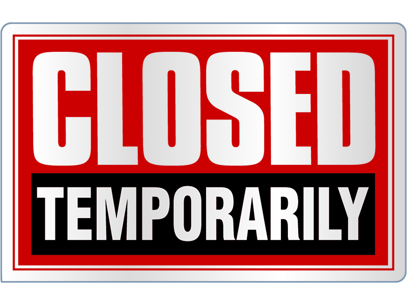 Closed temporarily