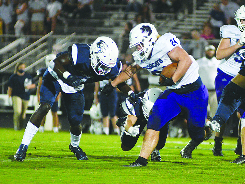 Robbie Bills/Sports Editor Gilmer rushed for 420 yards against East Jackson last Friday. Ashton White finished with 74.