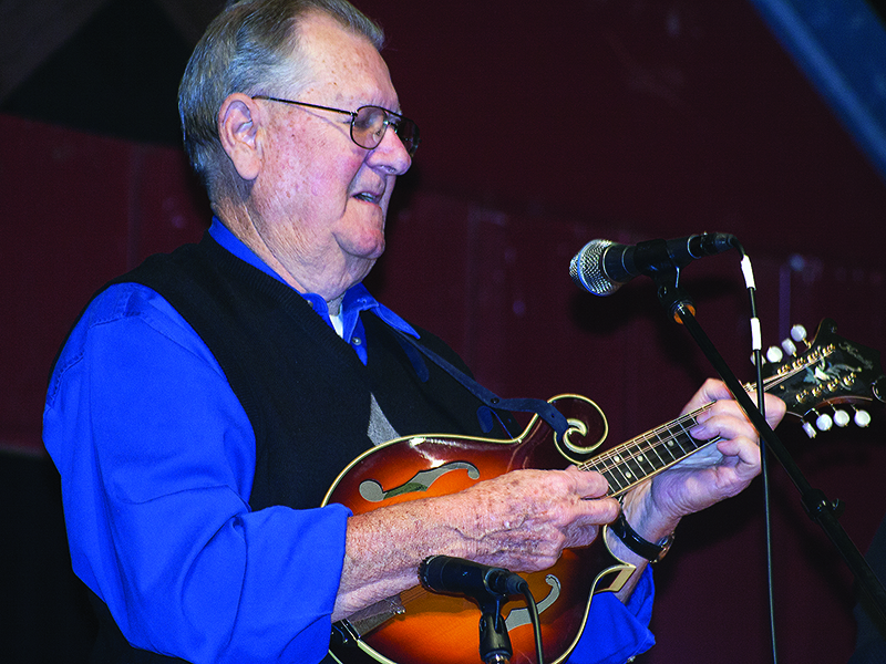 Ralph Chancey performs with his group, The Bluegrass Pickers, at the 2011 Ellijay Heart Fund Show. 