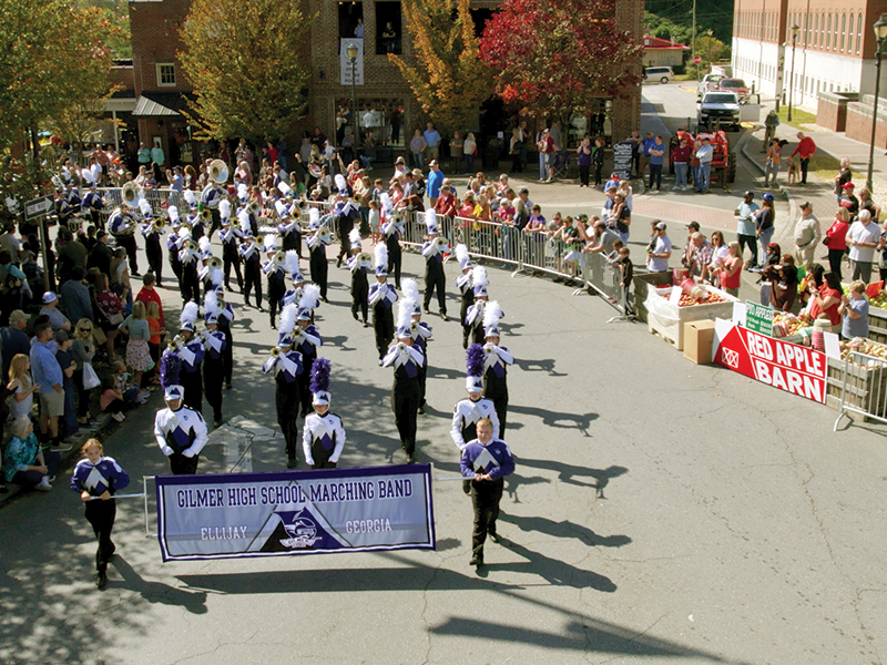 GHS Marching Band at Apple Festival Parade