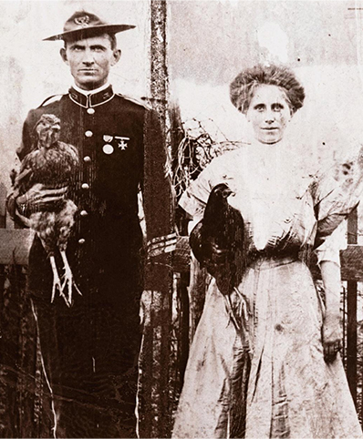 John Henry “Pop Sarge” Davis and “Mom Mary” Wofford Davis. 