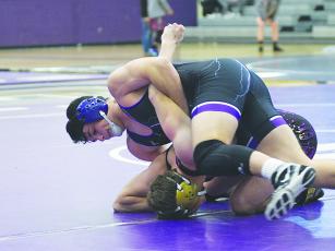 Bobcat senior captain Caleb Waddell pinned his way to a first-place finish at last Saturday’s Panther Invitational.