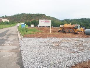 Grading is underway at the site of a Marriott SpringHill Suites hotel on Cinema Drive in East Ellijay. 