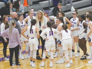 Dani Wright addresses the Lady Cats, and she got her Gilmer High head coaching tenure underway at the ETC/Piedmont Mountainside Tip-off Tournament.