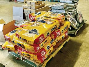 As of last week, the Gilmer Community Food Pantry’s pet food pantry was down to less than two weeks worth of pet food to distribute to clients. 
