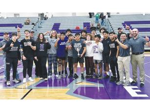 Gilmer High School celebrated its 19th consecutive traditional area championship last Saturday. Twelve Bobcats placed in the top four of their weight class to advance to this week’s sectional tournament.