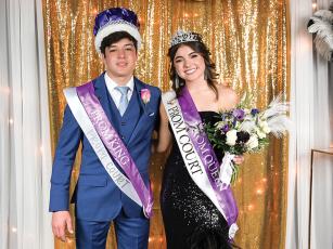 Carson Farist and Lily Thurman were named Gilmer High School 2023 prom king and queen.