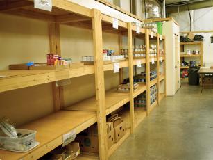 Bare shelves are becoming commonplace at the Gilmer Community Food Pantry due to several factors, including a shortage of many products that were previously available from the pantry’s supplying organizations. 
