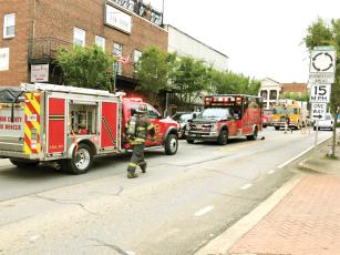 First responders on River Street