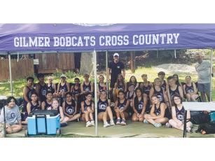 Above are Clear Creek Middle School cross-country runners and coaches after last Thursday’s meet in Blairsville.
