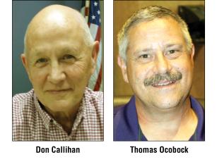 East Ellijay mayoral candidates, Don Callihan and Tom Ocobock