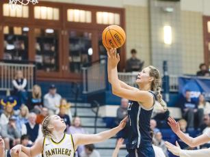 Berry College’s Elly Callihan was recognized on and off the basketball court during her freshman season. (Photo courtesy of J&S Photography)