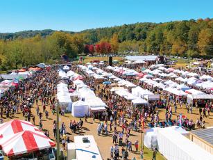 Clear skies and crisp fall weather helped draw approximately 27,000 to the Lions Club Fairgrounds for the second weekend of the 52nd annual Georgia Apple Festival Oct. 21-22. In all, approximately 57,000 attended over the two festival weekends, according to the Gilmer Chamber. 