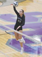 Senior Anneliese Vaughan capped her Gilmer High School  volleyball career with a selection to the all-region second team.