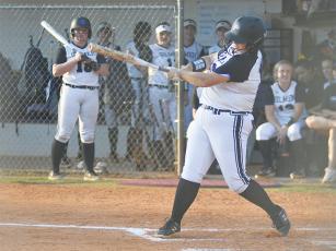 Lady Cat senior Zoey Woody had three hits, scored two runs and drove in another in her final week of softball for Gilmer High School.