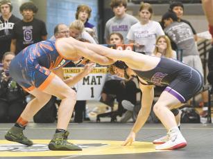 Gilmer senior Bregan Berry was one of three first-place finishers for the Bobcats last Friday in Armuchee. In addition to his title, Berry achieved his 100th career win.