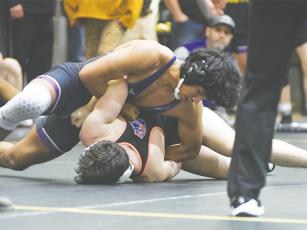 Gilmer senior Lleison Puac and the Bobcats won last Saturday’s Possum Snout Duals in Haralson County.