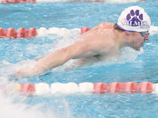  Jacob Kucera was among the Gilmer High swimmers who competed in Dalton last Thursday.