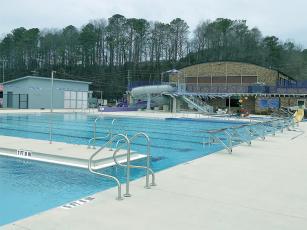 The new Gilmer County Swimming Pool has been filled with water, and all that remains of the  project is completion of rest room and concession stand renovation. 