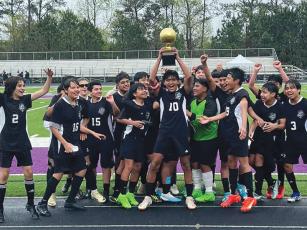 Clear Creek Middle School soccer champs